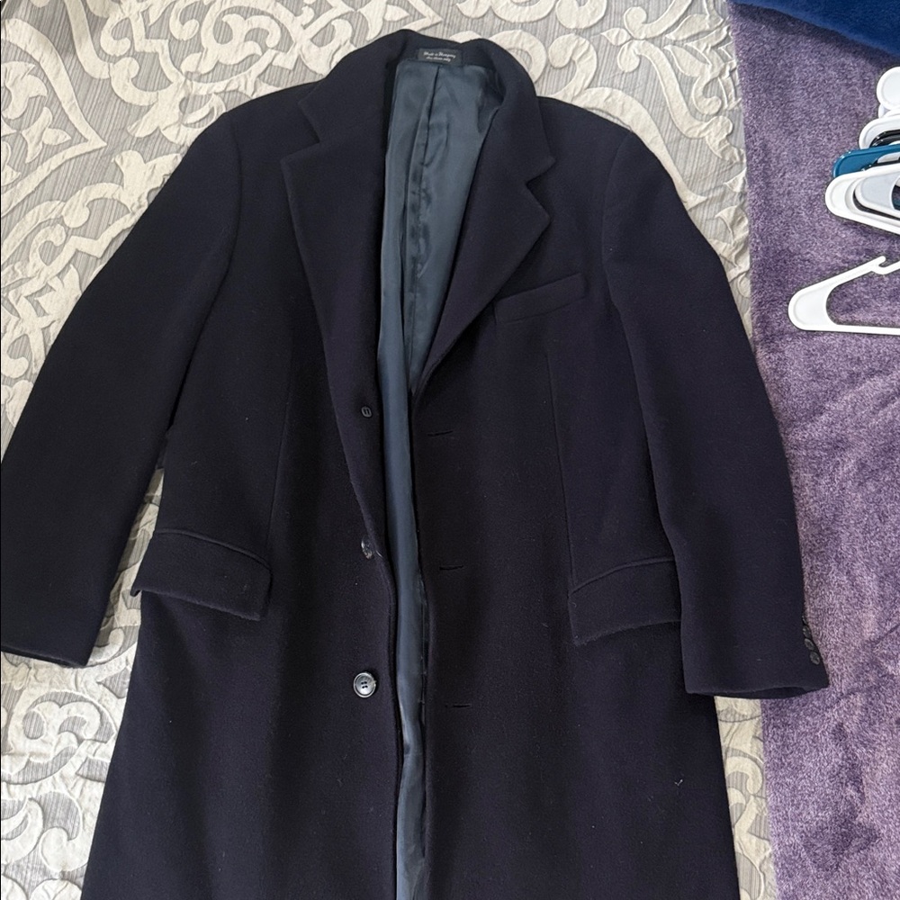 Ralph Lauren Men's Black Trench Coat
